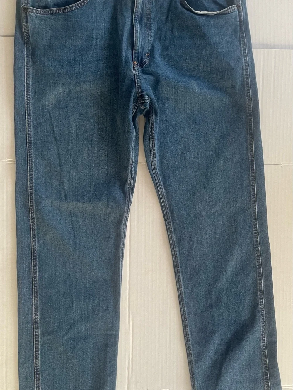 Wrangler Men’s Dark Blue Boot-Cut Jeans